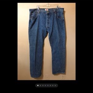 Levi’s 501 Button-Fly Denim Jeans  42x32 straight leg